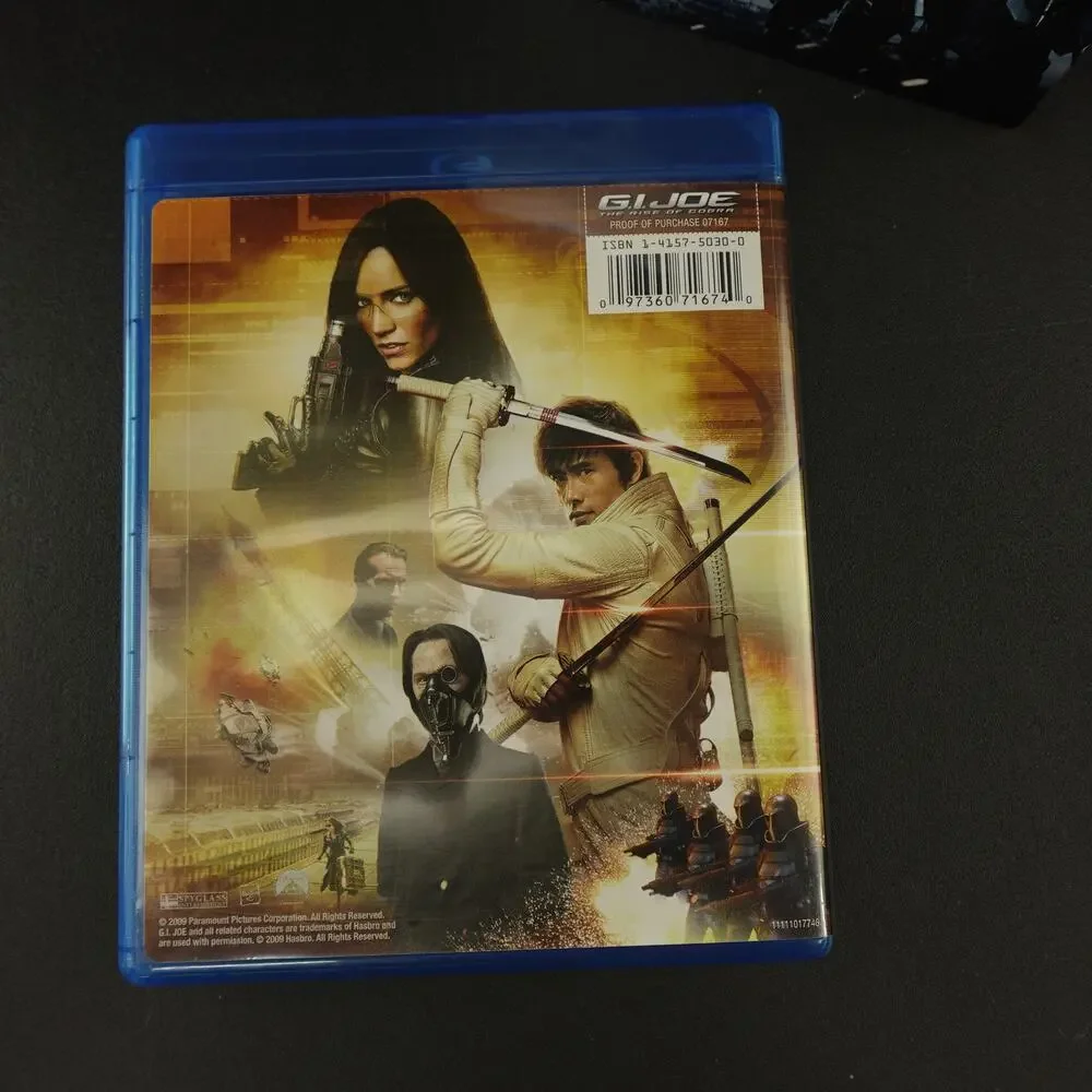 G.I. Joe: The Rise‎ of Cobra (Blu-ray/Digital, 2009) with Slipcover